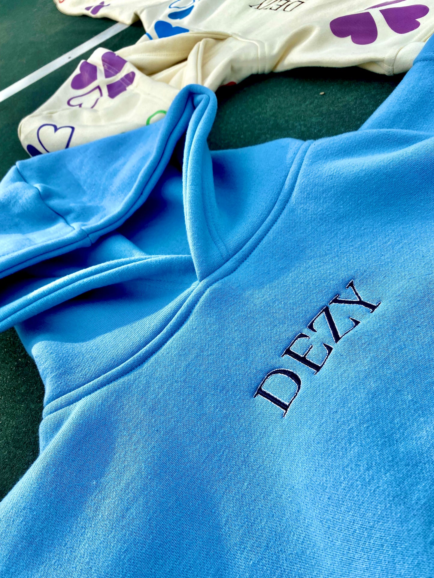 Dezy hoodie in Baby blue